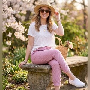 Palm Rio Chic Pink Kids Sweatpants Size M